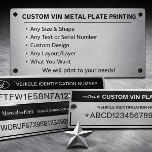 VIN Metal Plate Printing